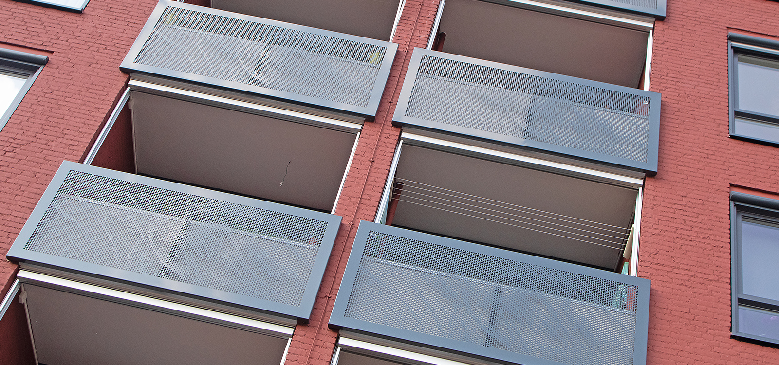 Balkonhekken aluminium